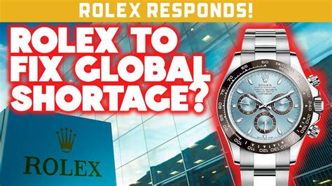 lieferprobleme rolex|rolex watches shortage.